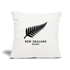 Coussin et housse de 45 x 45 cm Blanc New Zealand Rugby - blanc nature