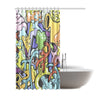 Rideau de douche Graffiti Sealife-Maison et jardin > Accessoires de salle de bain > Rideaux de douche-Urban Corner