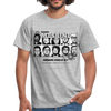 T-shirt Homme Jacques Mesrine 1000 Visages - gris chiné