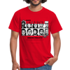 T-shirt Homme Jacques Mesrine 1000 Visages - rouge