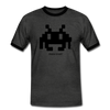 T-shirt contrasté Invader - anthracite/noir