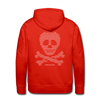 Sweat-shirt à capuche Skull Code Petya - rouge