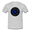 T-shirt I Survived Covid-19 Blue Edition - gris chiné