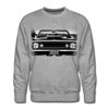 Sweat American Muscle Car V12 - gris chiné