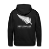 Sweat-shirt à capuche Zealand Haka Blanc - noir