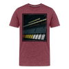 T-shirt TR-808 - rouge bordeaux chiné