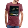 T-shirt TR-808 - rouge bordeaux chiné