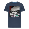 T-shirt Graffiti Panda - bleu marine