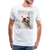 T-shirt Pitbull - blanc