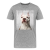 T-shirt Pitbull - gris chiné