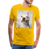 T-shirt Pitbull - jaune soleil