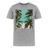 T-shirt The Beach - gris chiné