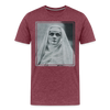 T-shirt The Nun - rouge bordeaux chiné