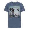 T-shirt Skate Park - bleu chiné