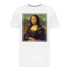 T-shirt Mona Lisa - blanc