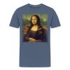 T-shirt Mona Lisa - bleu chiné