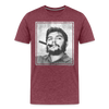 T-shirt Che Guevara - rouge bordeaux chiné