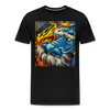 T-shirt Graffiti Dragon - noir