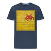 T-shirt Invader Pixel Art - bleu marine