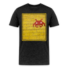 T-shirt Invader Pixel Art - charbon