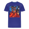 T-shirt Graffiti Harlem - bleu roi