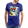 T-shirt Street Life - bleu roi