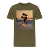 T-shirt Skateboarding Invert - kaki