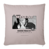 Coussin et housse de 45 x 45 cm Jacques Mesrine - taupe clair