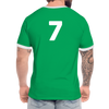 T-shirt homme à bords contrastés Mexico - vert/blanc