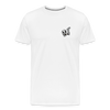 T-shirt Premium Homme Skull Smoke - blanc