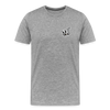 T-shirt Premium Homme Skull Smoke - gris chiné