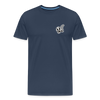 T-shirt Premium Homme Skull Smoke - bleu marine